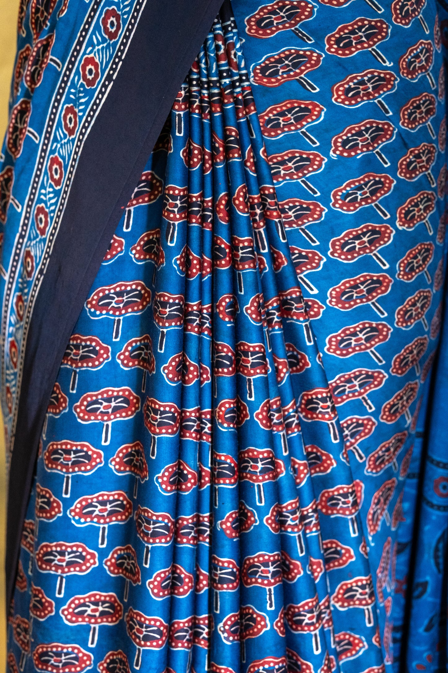 Blue Modal Silk Saree