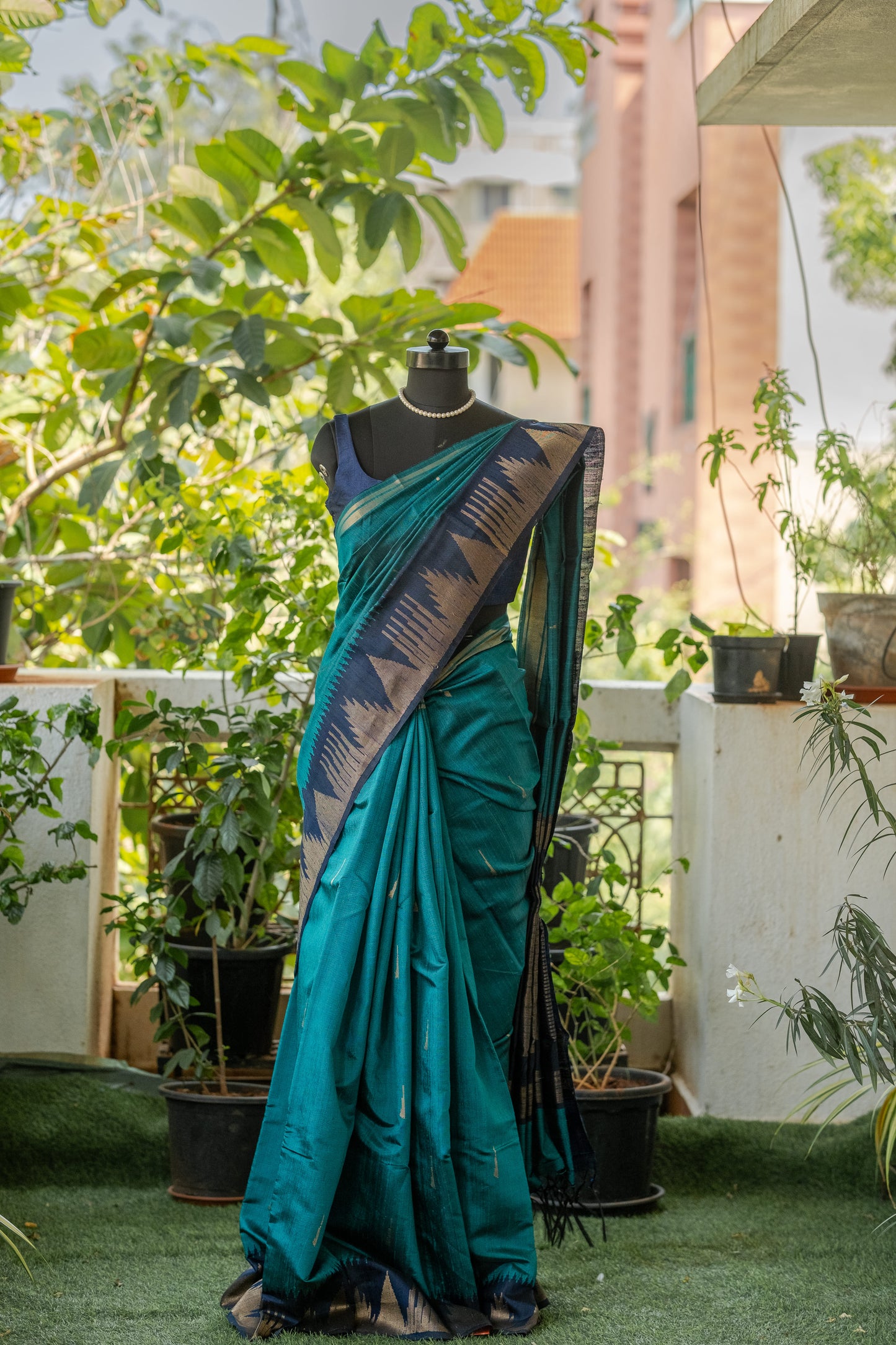 Graceful Dark Green Soft Silk Saree – Pure Elegance in Every Fold