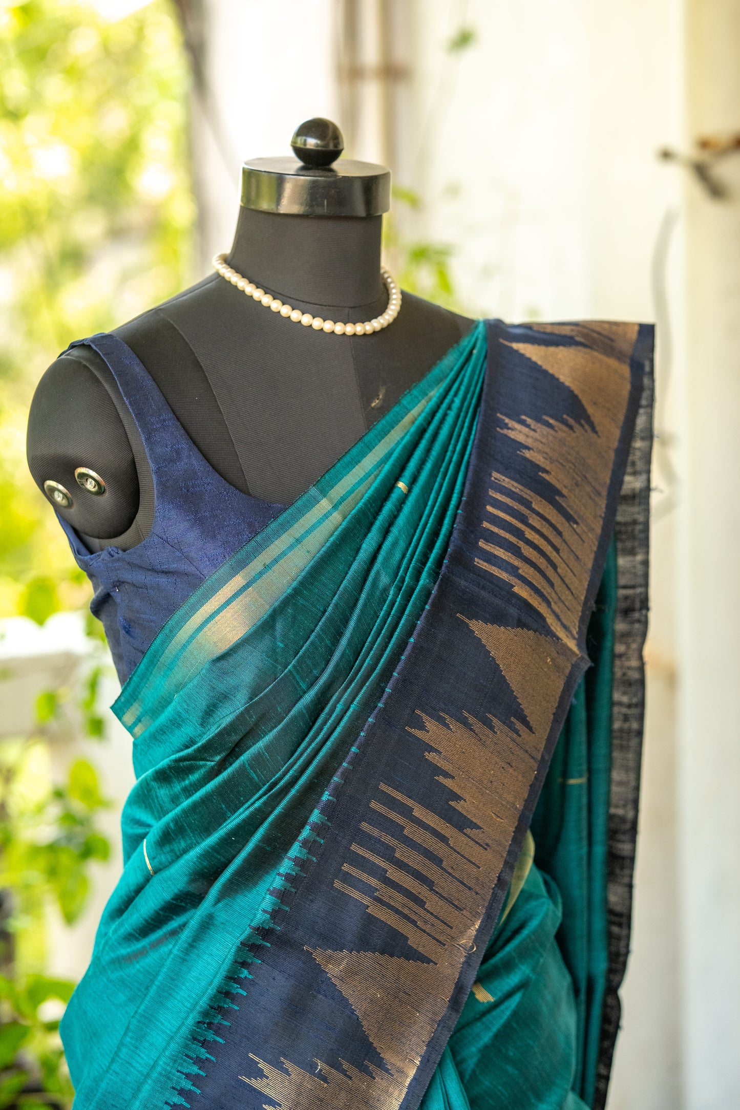 Graceful Dark Green Soft Silk Saree – Pure Elegance in Every Fold
