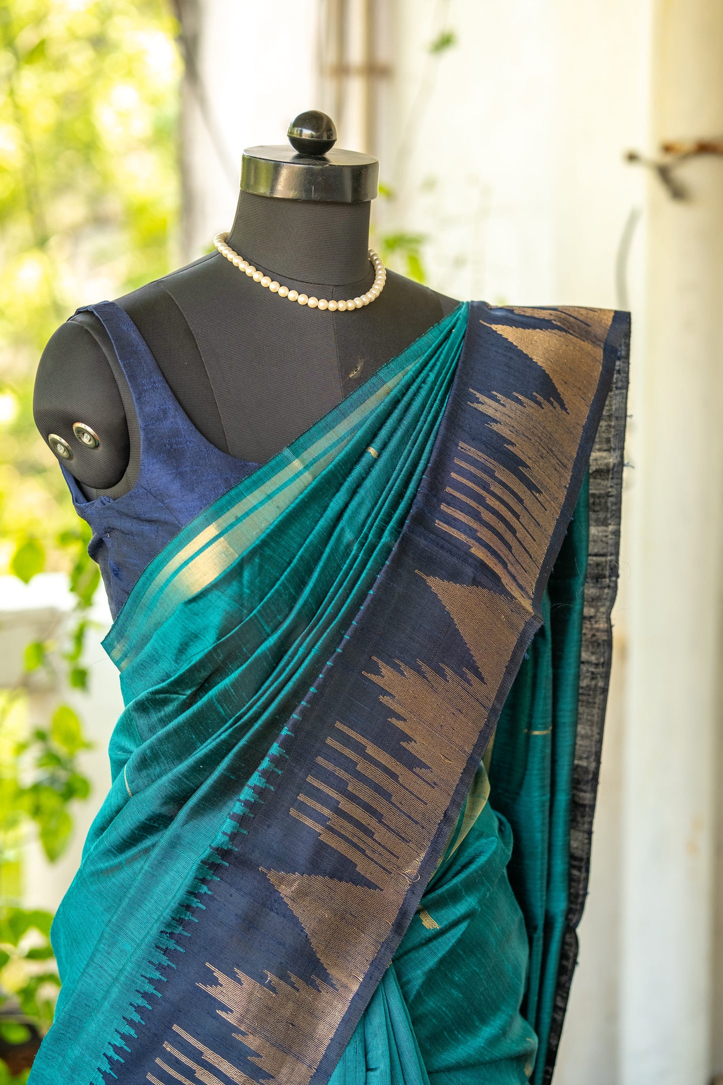 Graceful Dark Green Soft Silk Saree – Pure Elegance in Every Fold