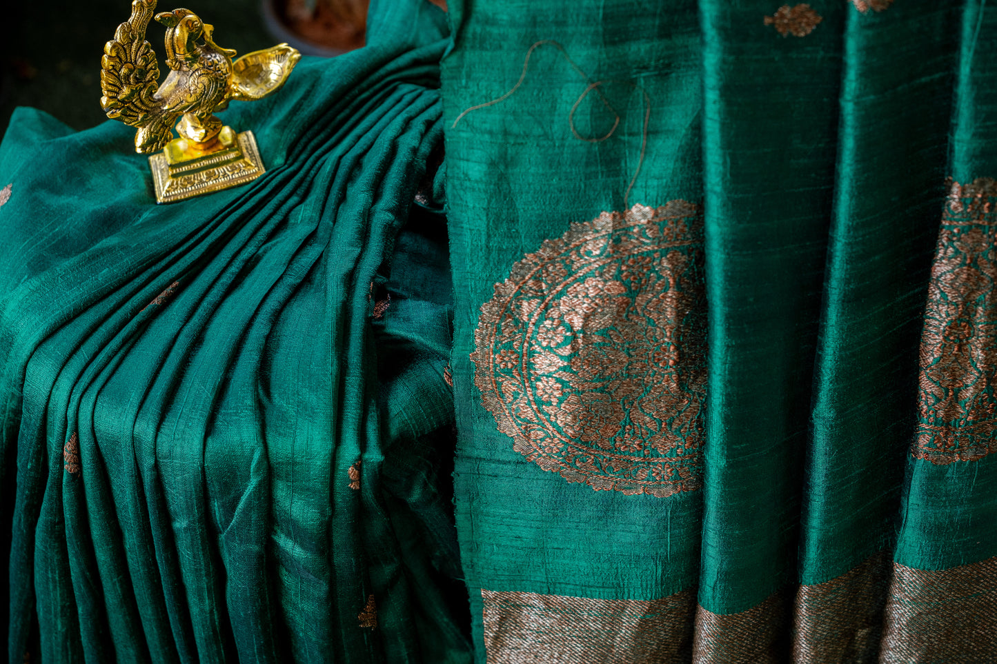 Green Banaras Silk Saree