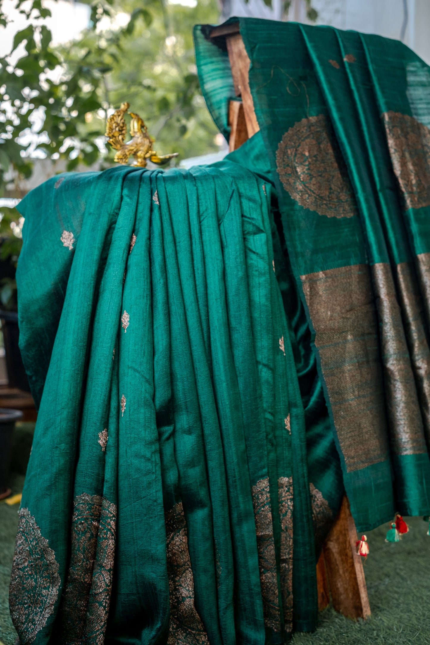 Green Banaras Silk Saree