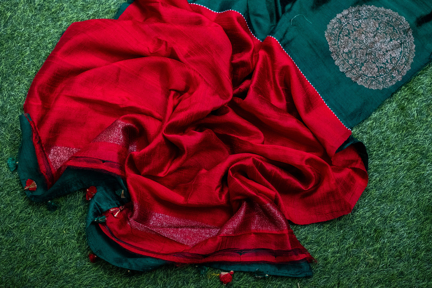 Green Banaras Silk Saree