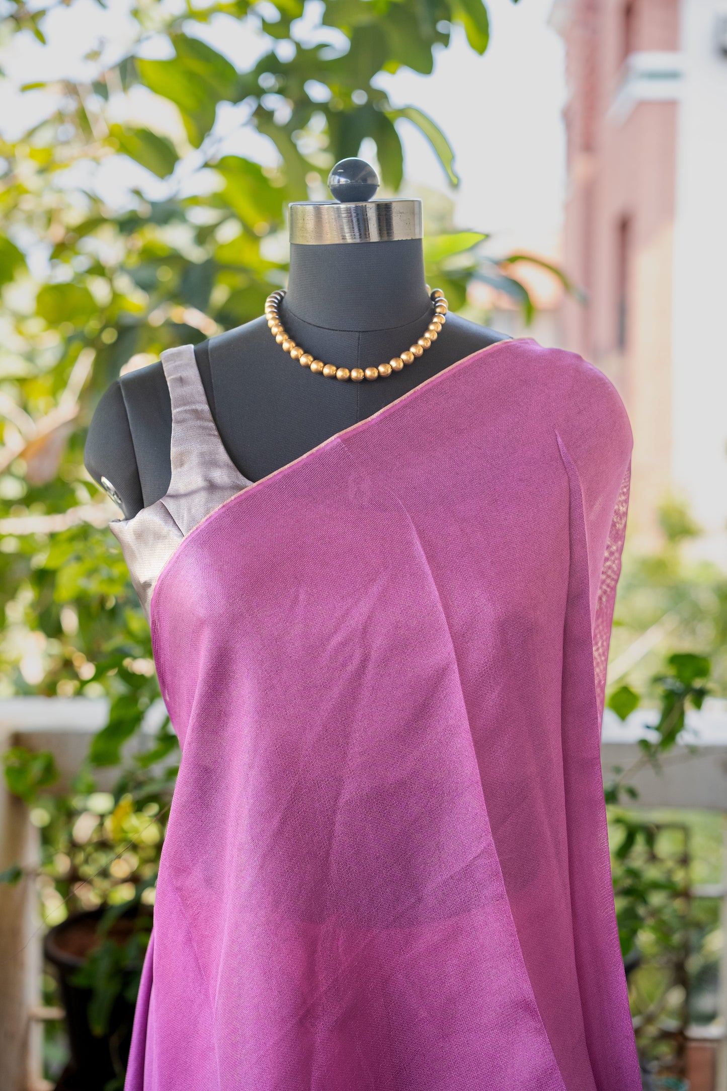 Pink Plain Georgette - 24AB854