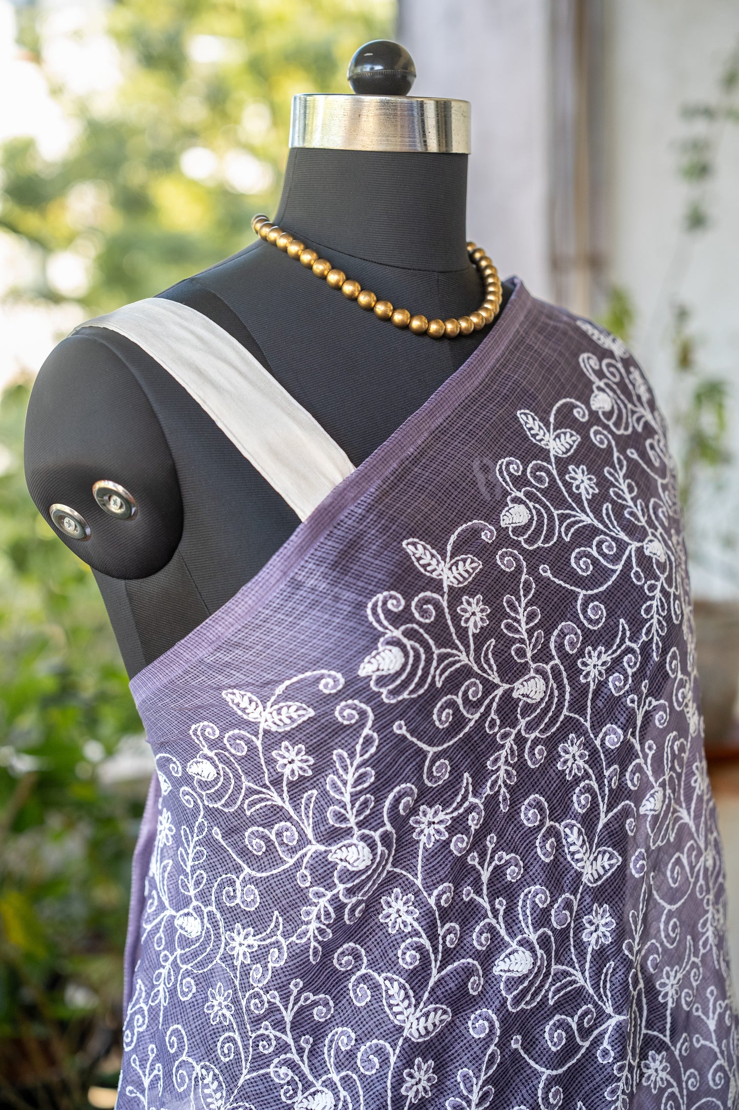 Kota Embroidery Saree