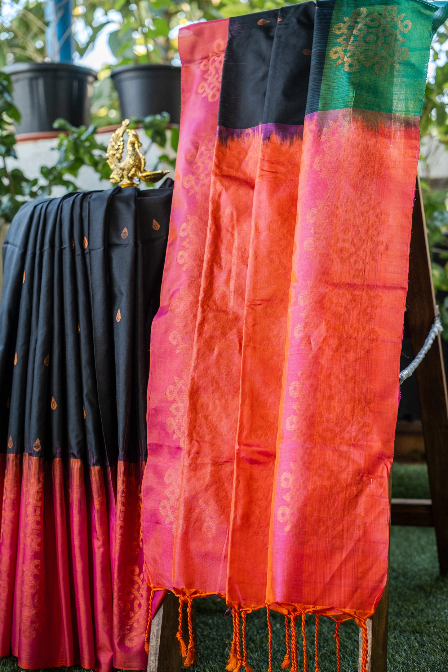 Black Soft Silk Saree