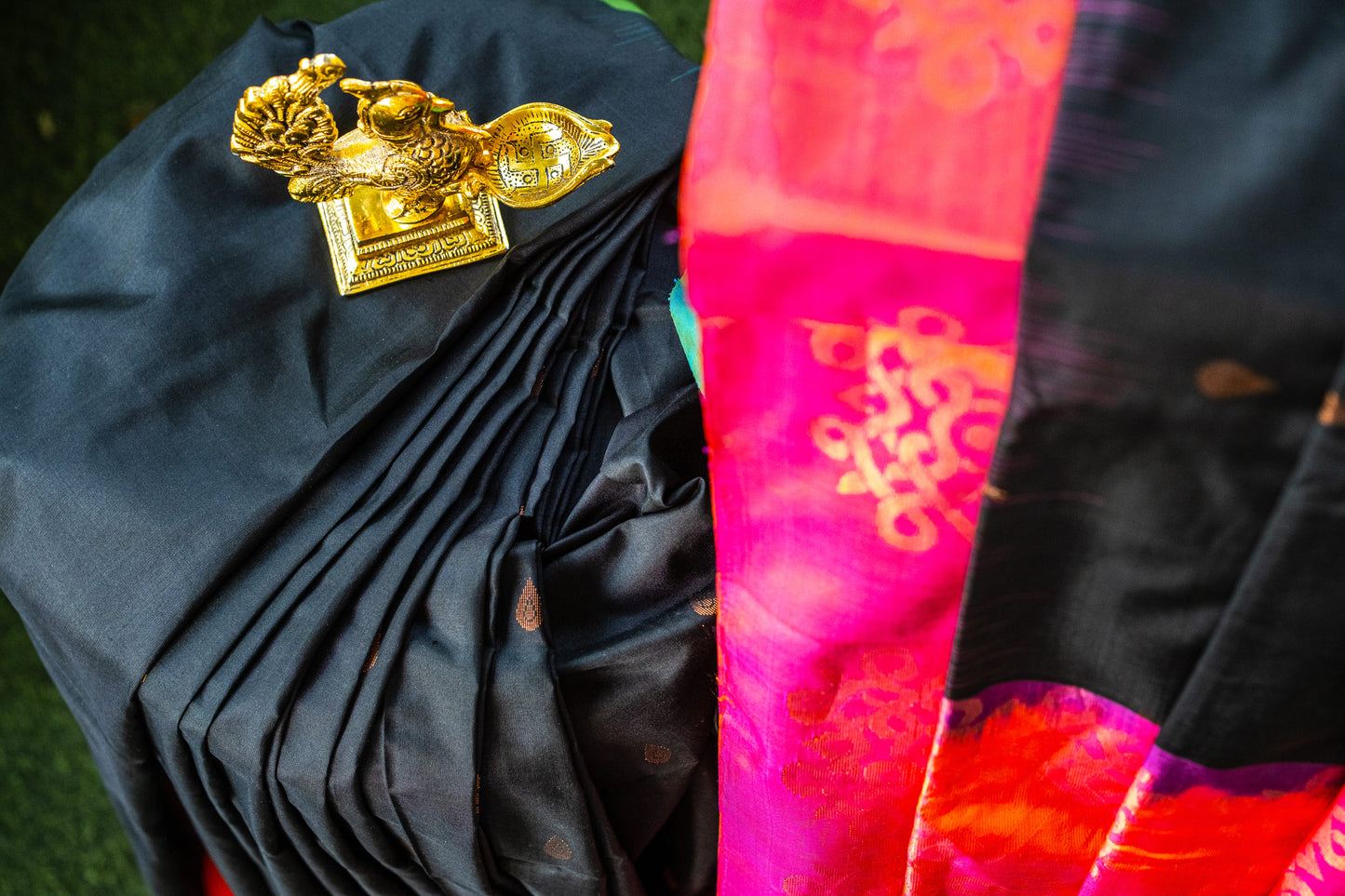 Black Soft Silk Saree