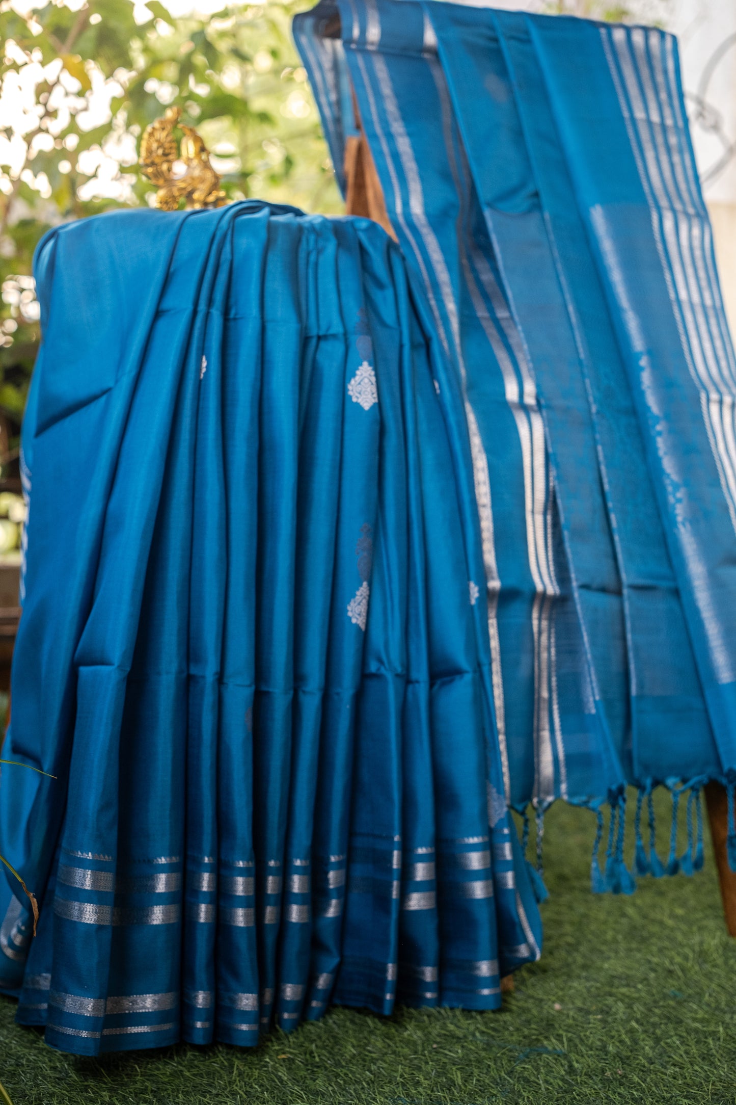 Blue Soft Silk Saree