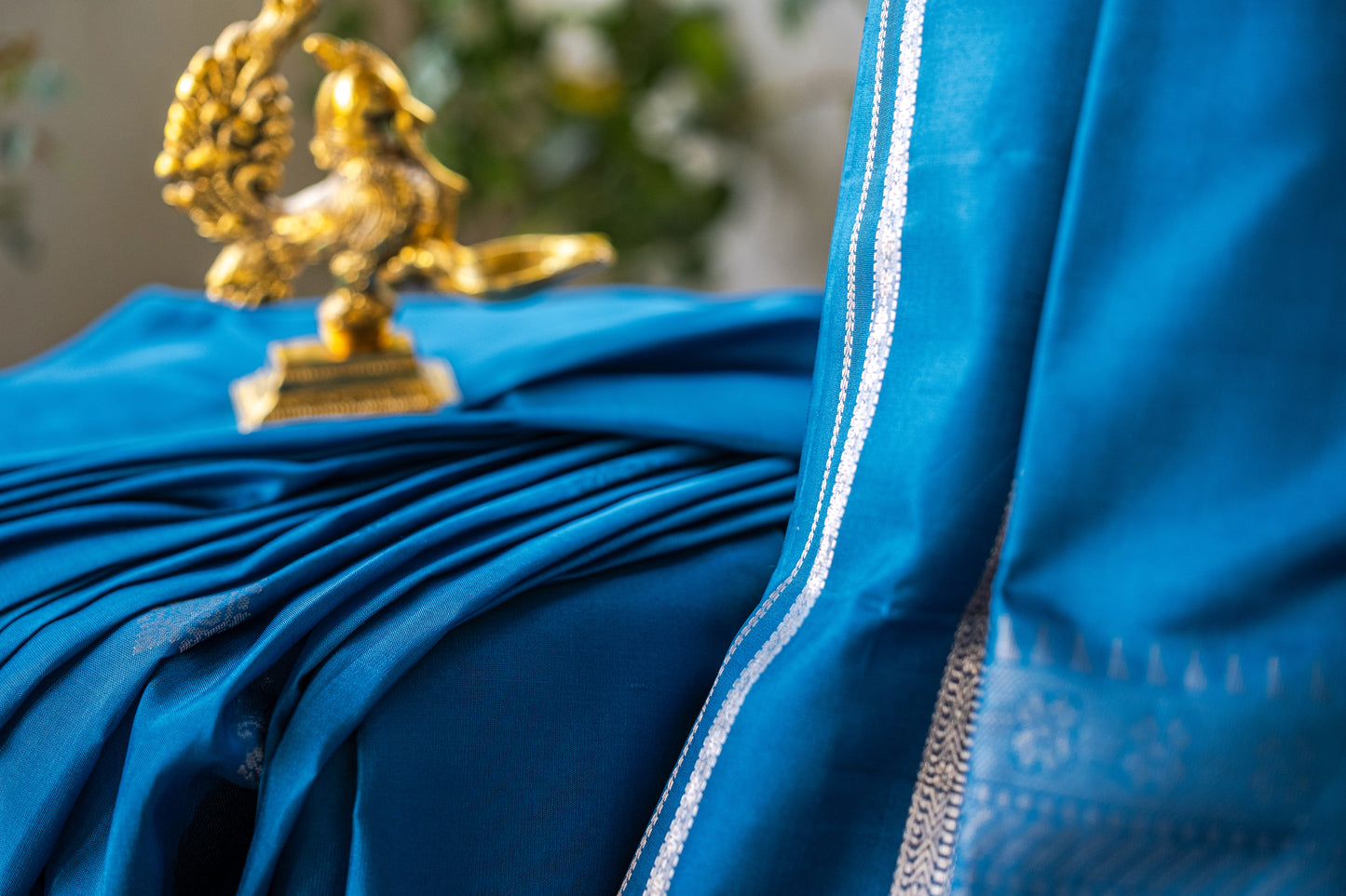 Blue Soft Silk Saree