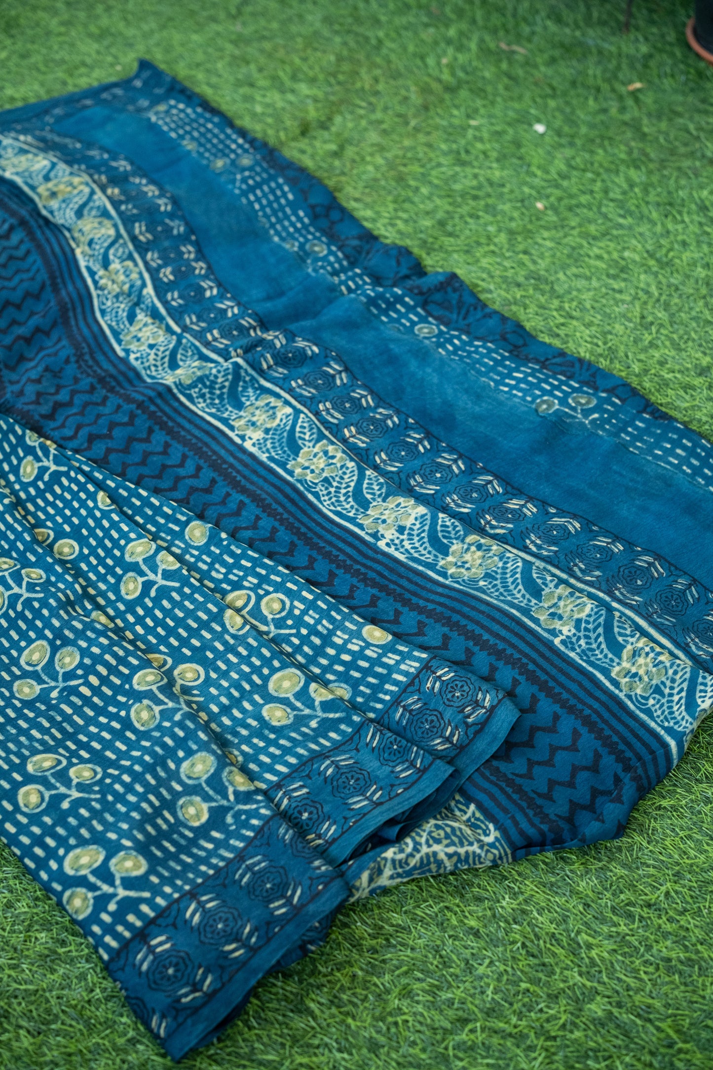Elegant Blue Modal Silk Saree – Soft, Sustainable & Stylish