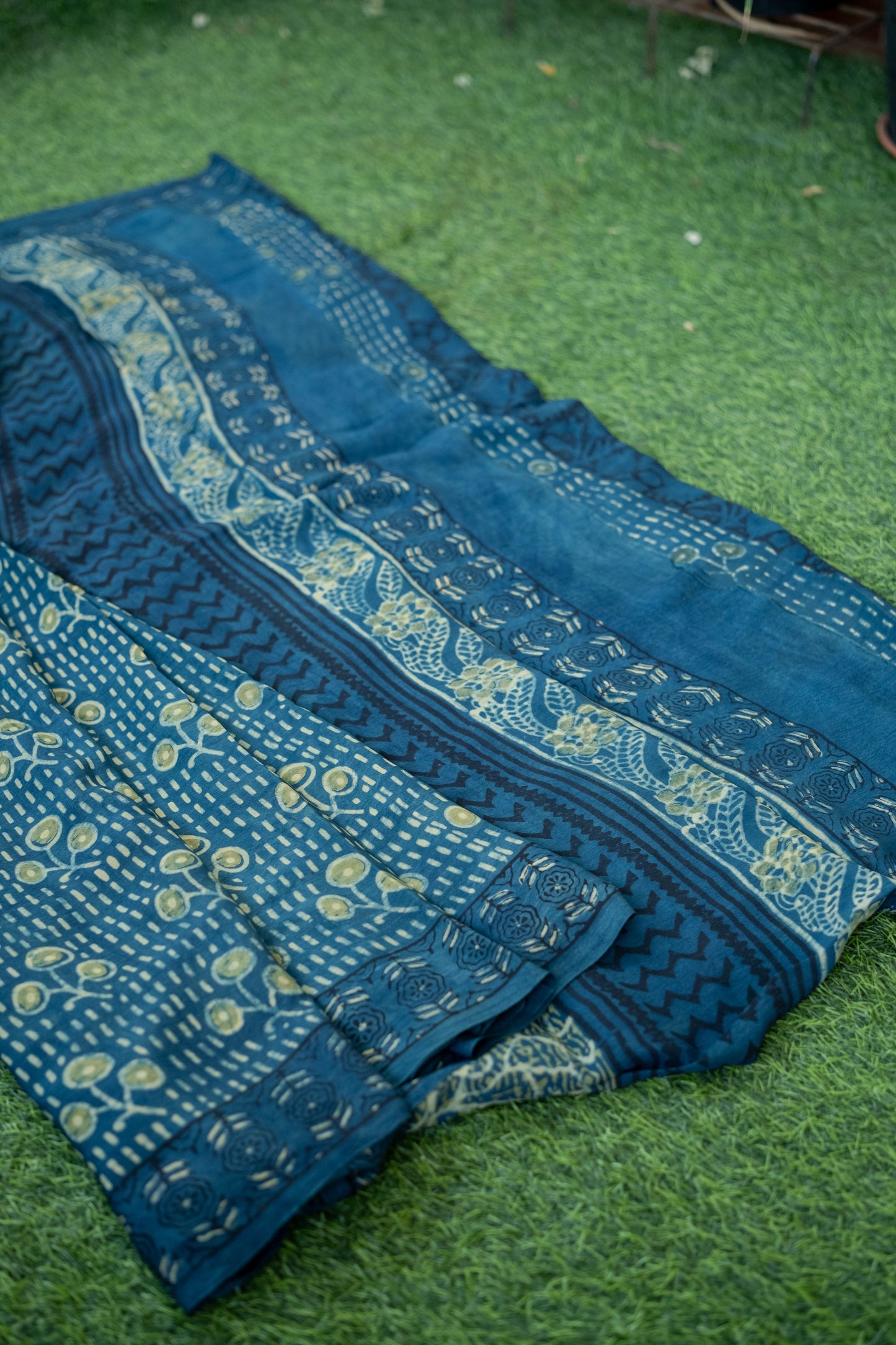 Elegant Blue Modal Silk Saree – Soft, Sustainable & Stylish