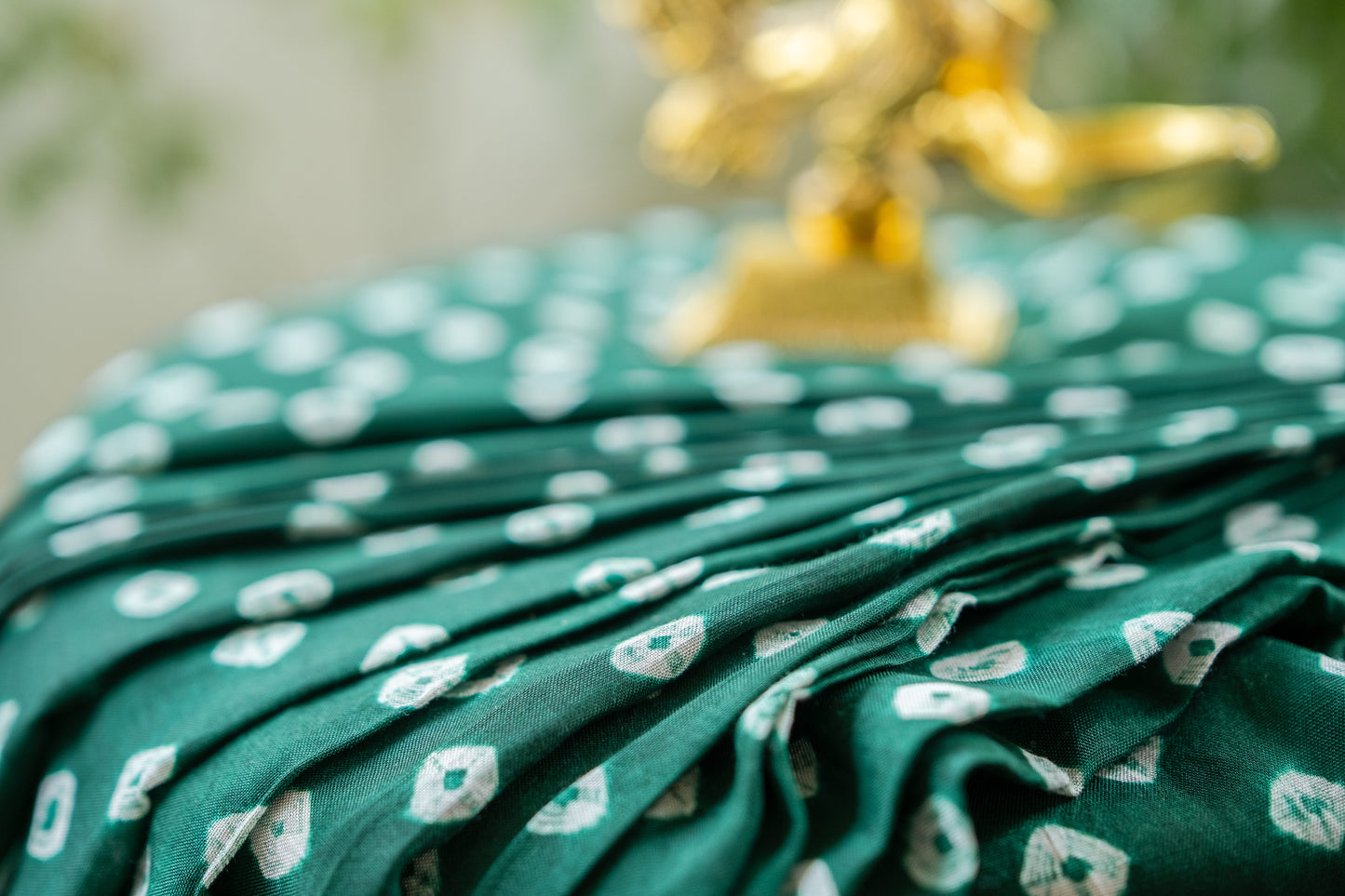 Green Modal Silk Saree