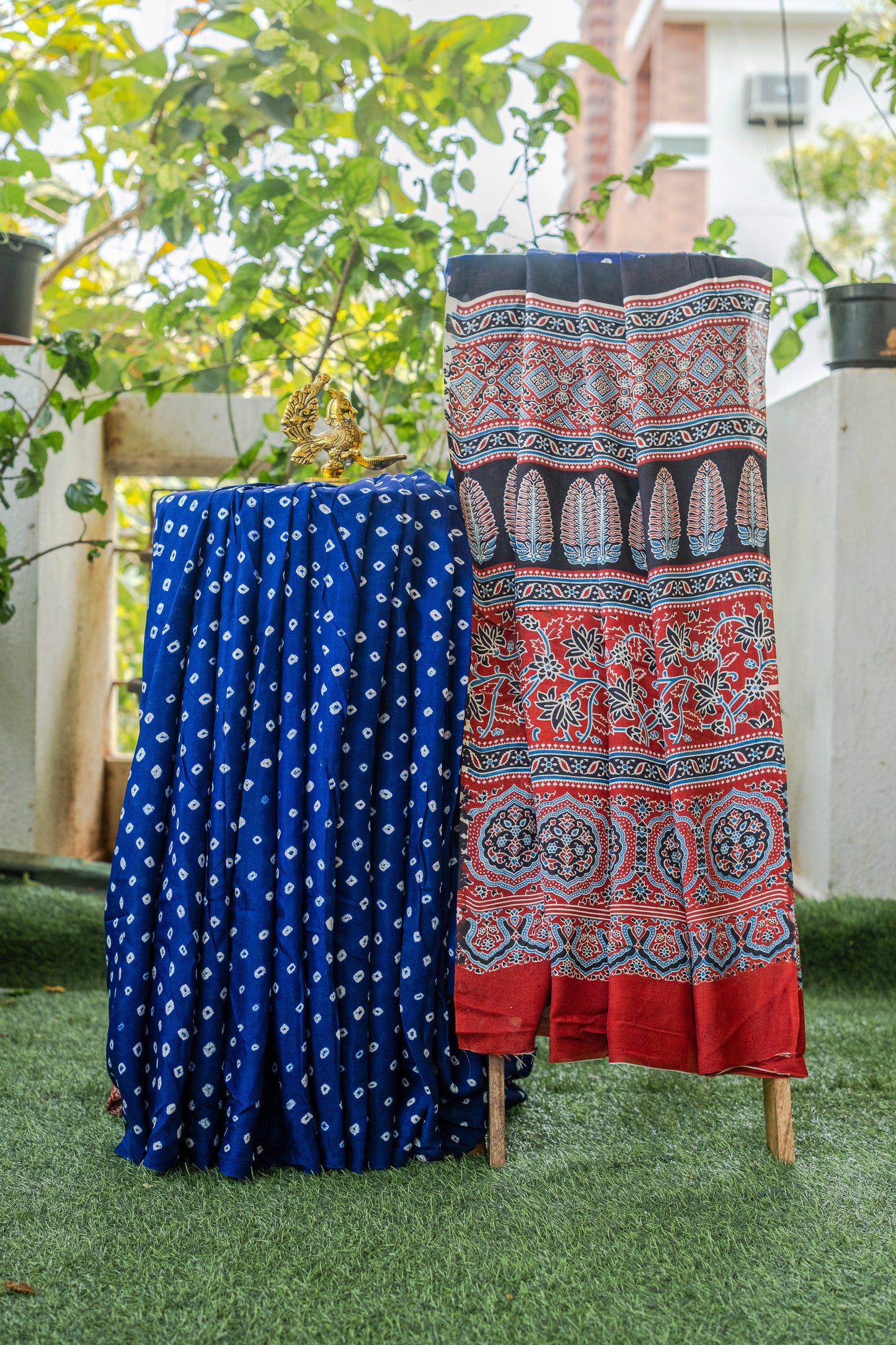 Blue Modal Silk Saree