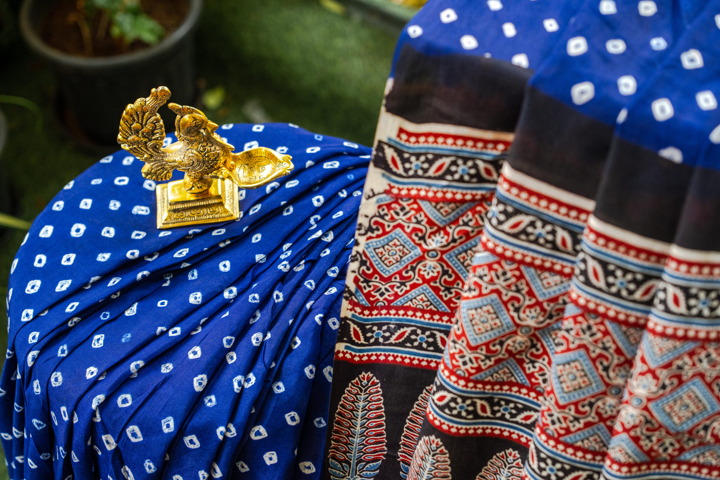 Blue Modal Silk Saree