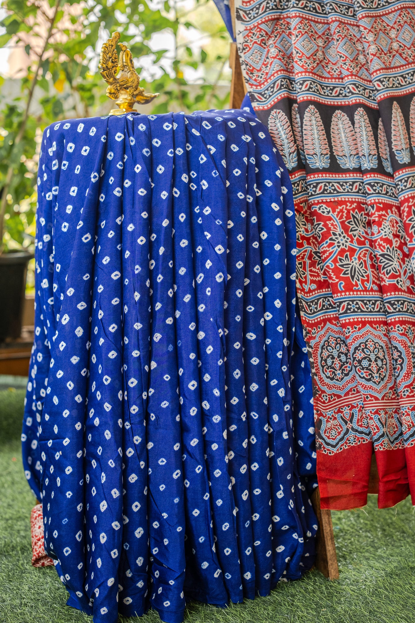 Blue Modal Silk Saree