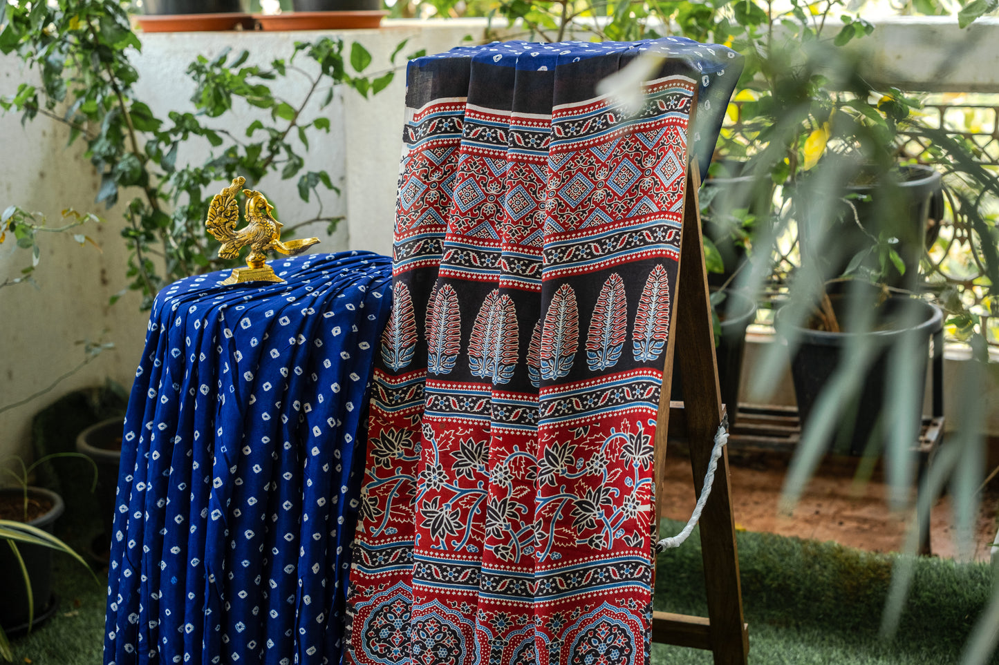 Blue Modal Silk Saree