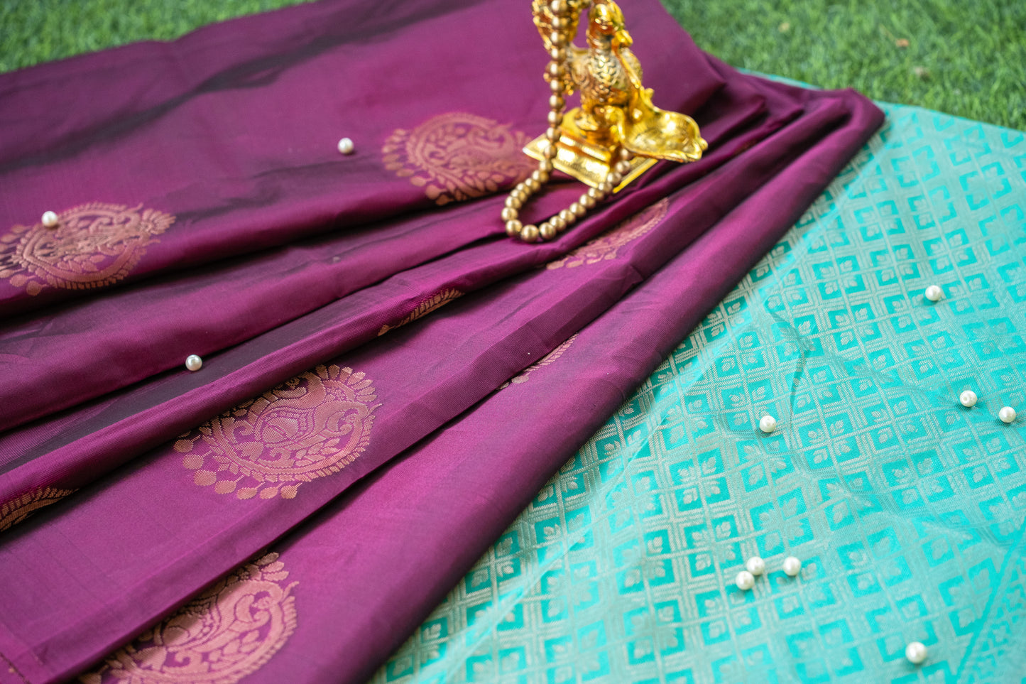 Violet Soft Silk Saree
