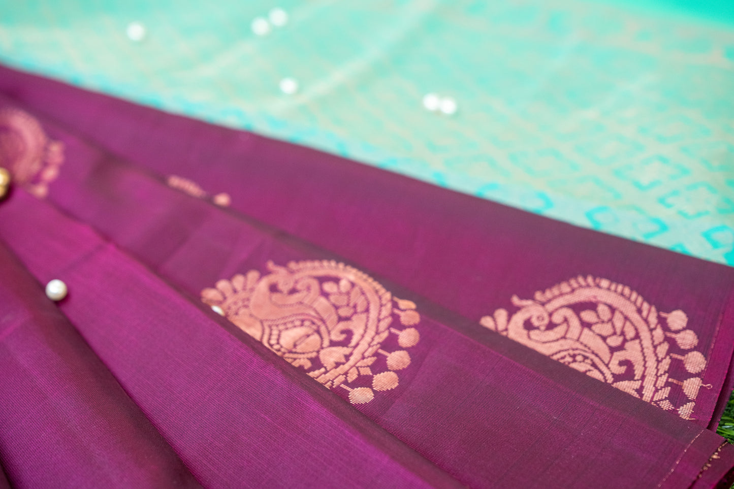 Violet Soft Silk Saree