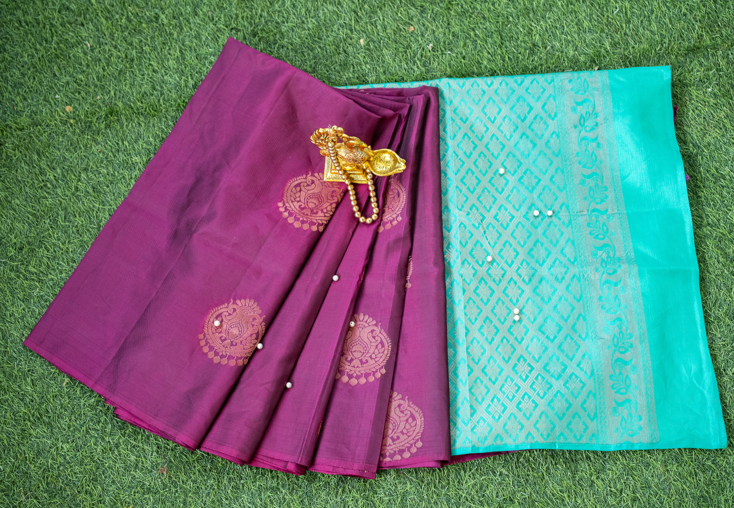 Violet Soft Silk Saree