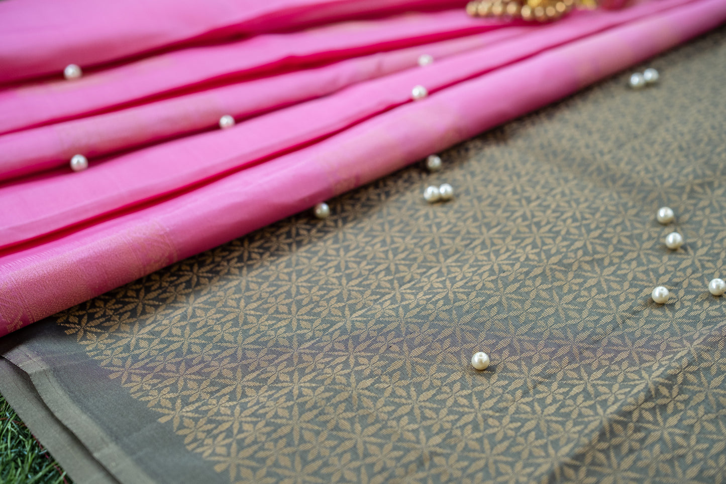 Pink Soft Silk Saree