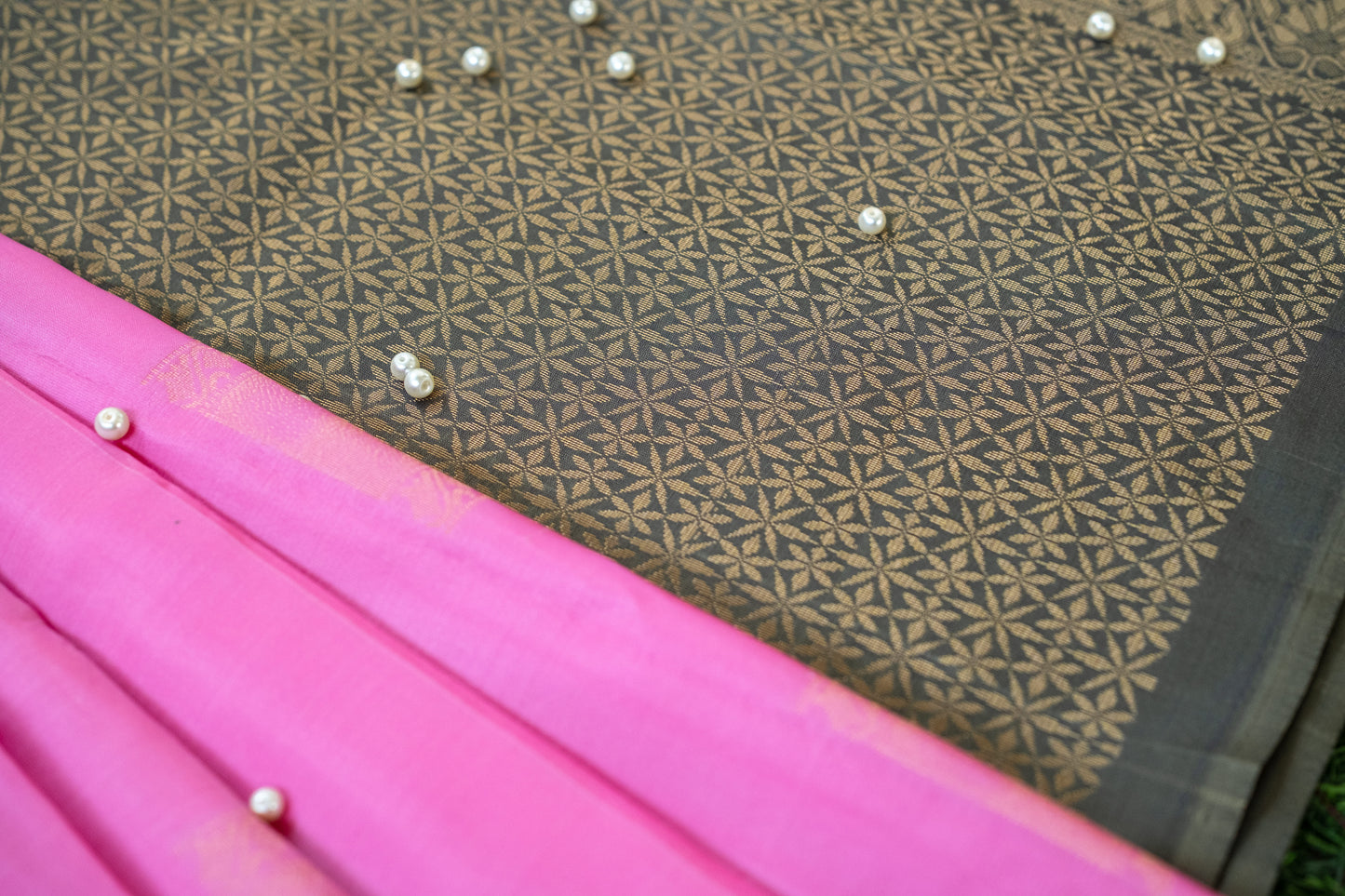 Pink Soft Silk Saree
