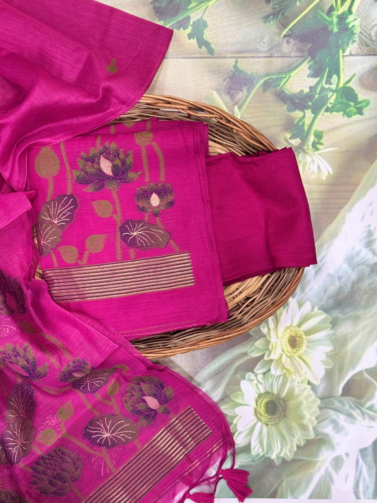 Pink Linen Salwar
