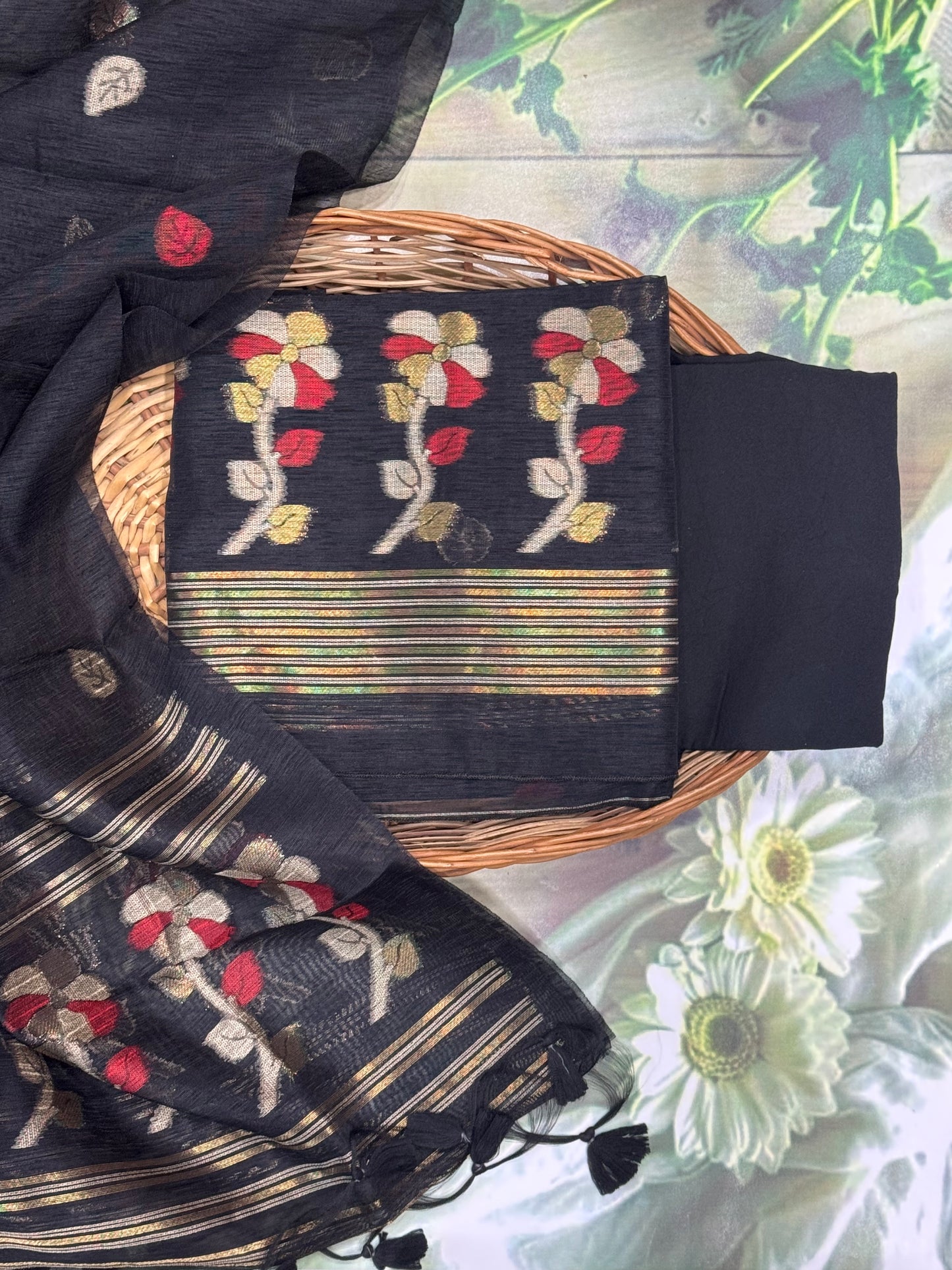 Black Linen Salwar