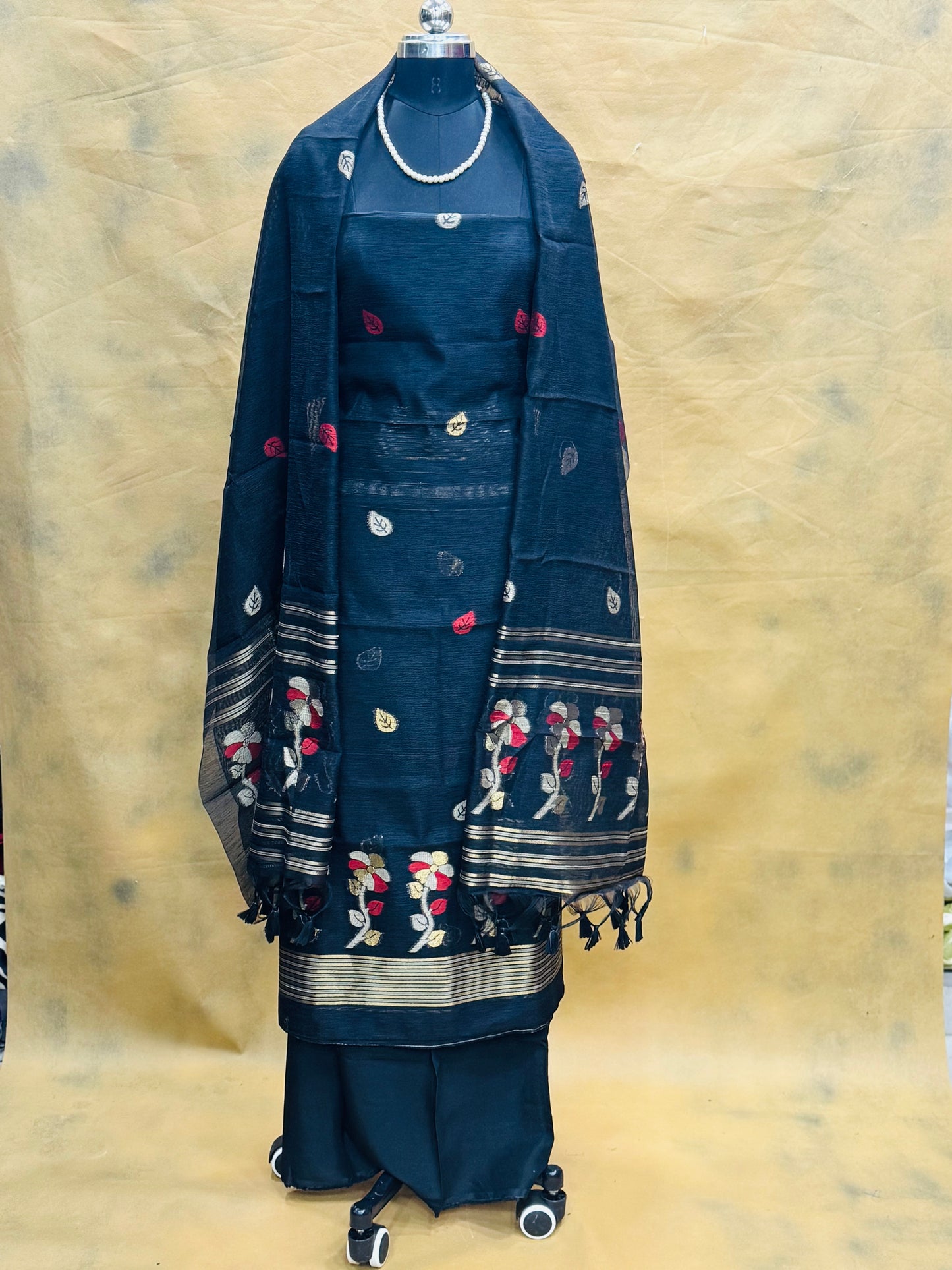 Black Linen Salwar