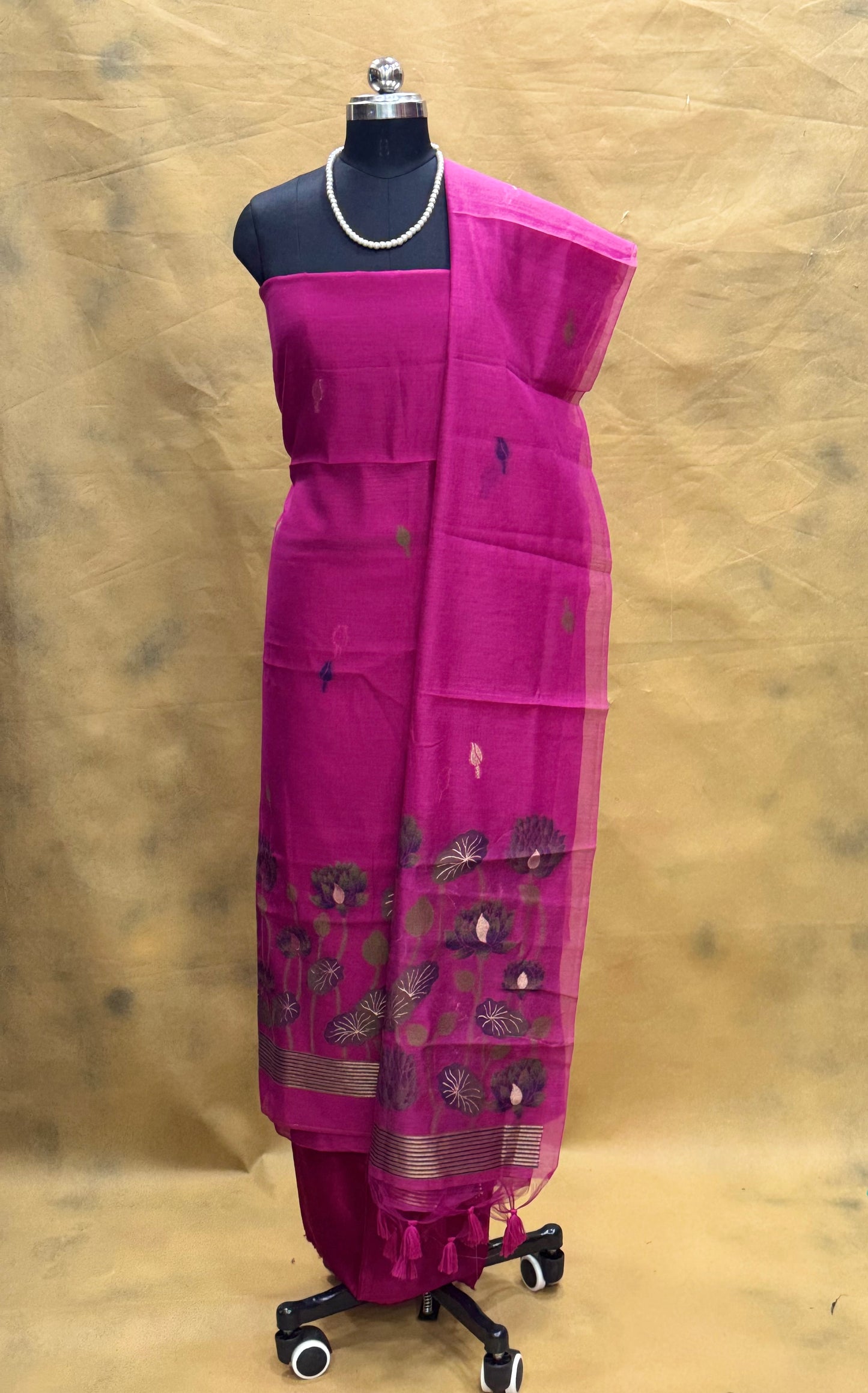 Pink Linen Salwar