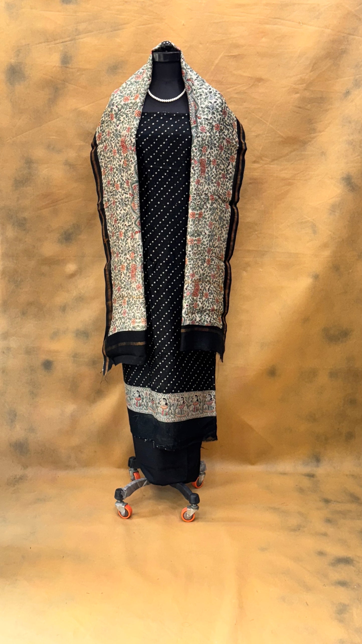 Black Chanderi Salwar