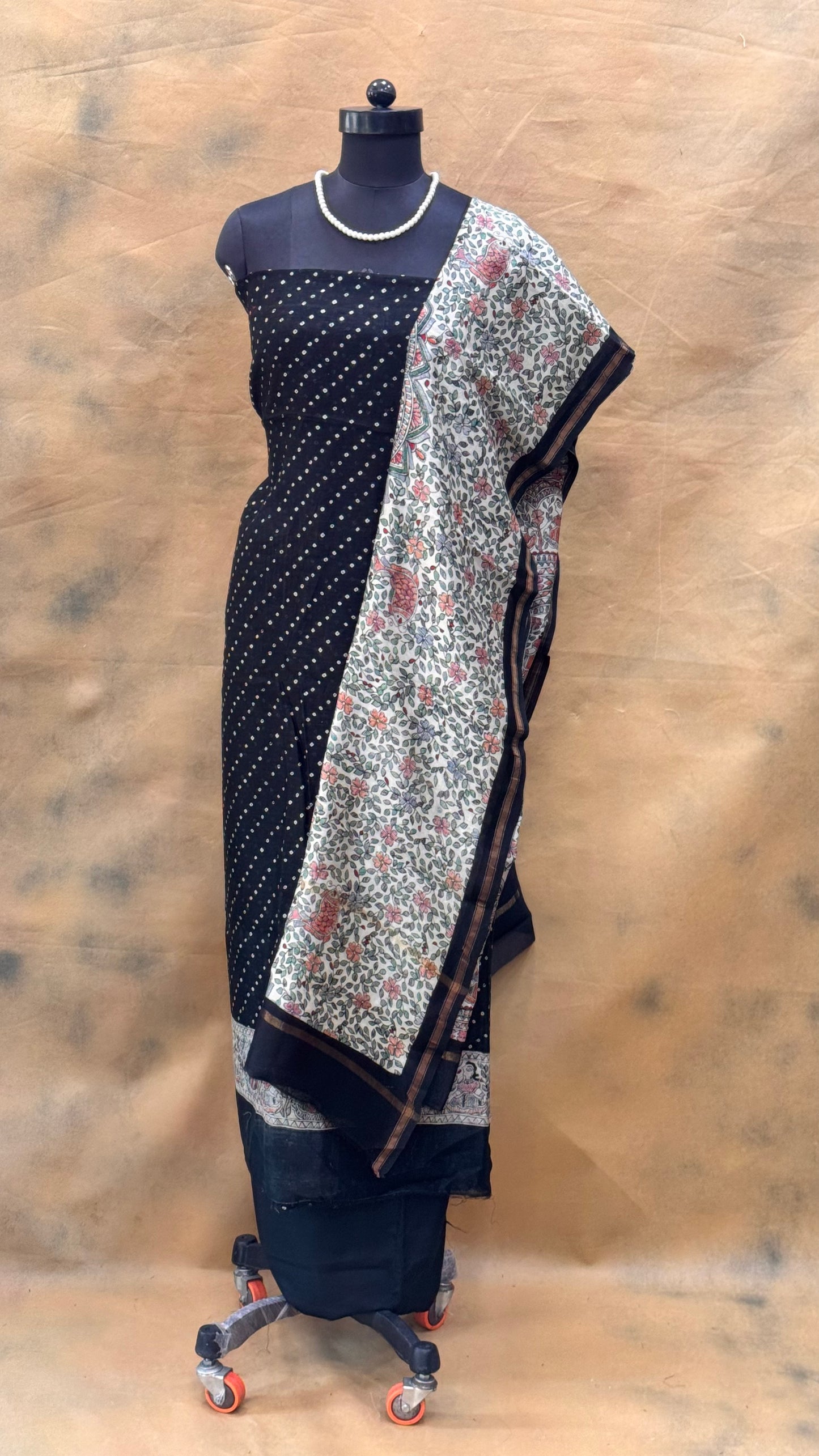 Black Chanderi Salwar