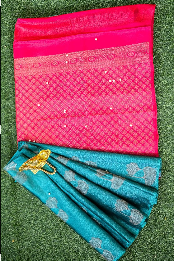 Blue Soft Silk Saree
