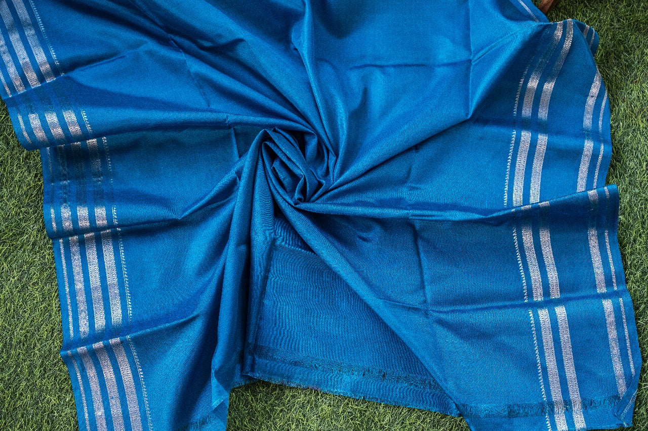 Blue Soft Silk Saree