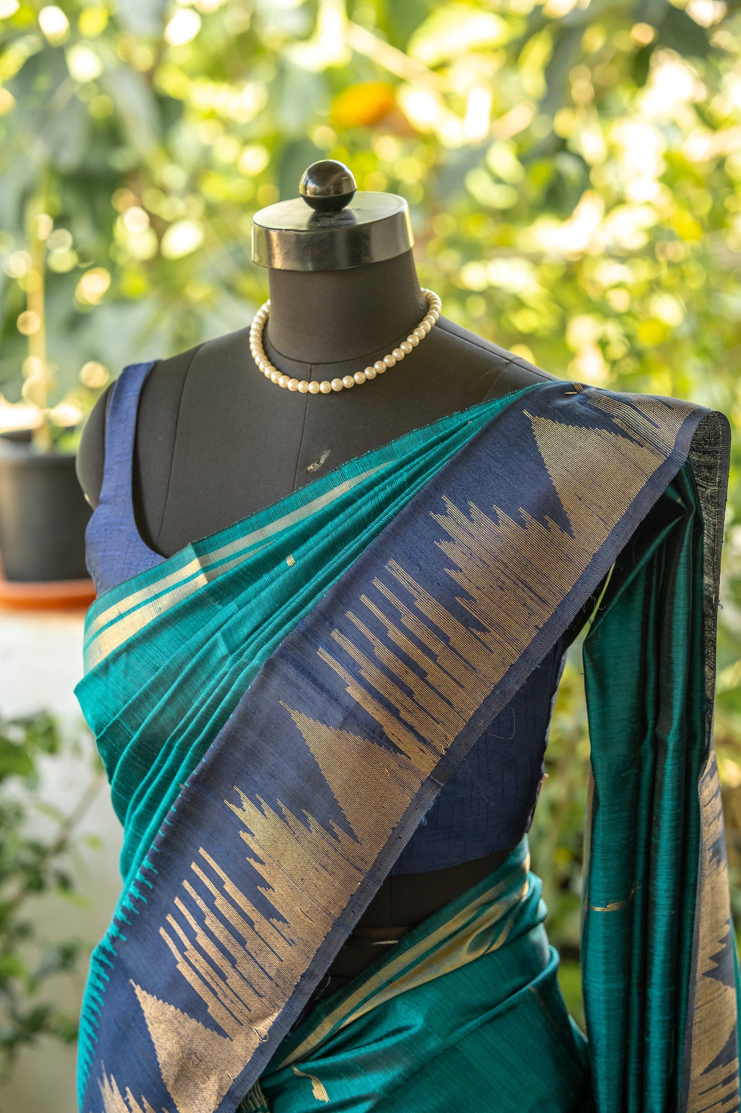 Graceful Dark Green Soft Silk Saree – Pure Elegance in Every Fold