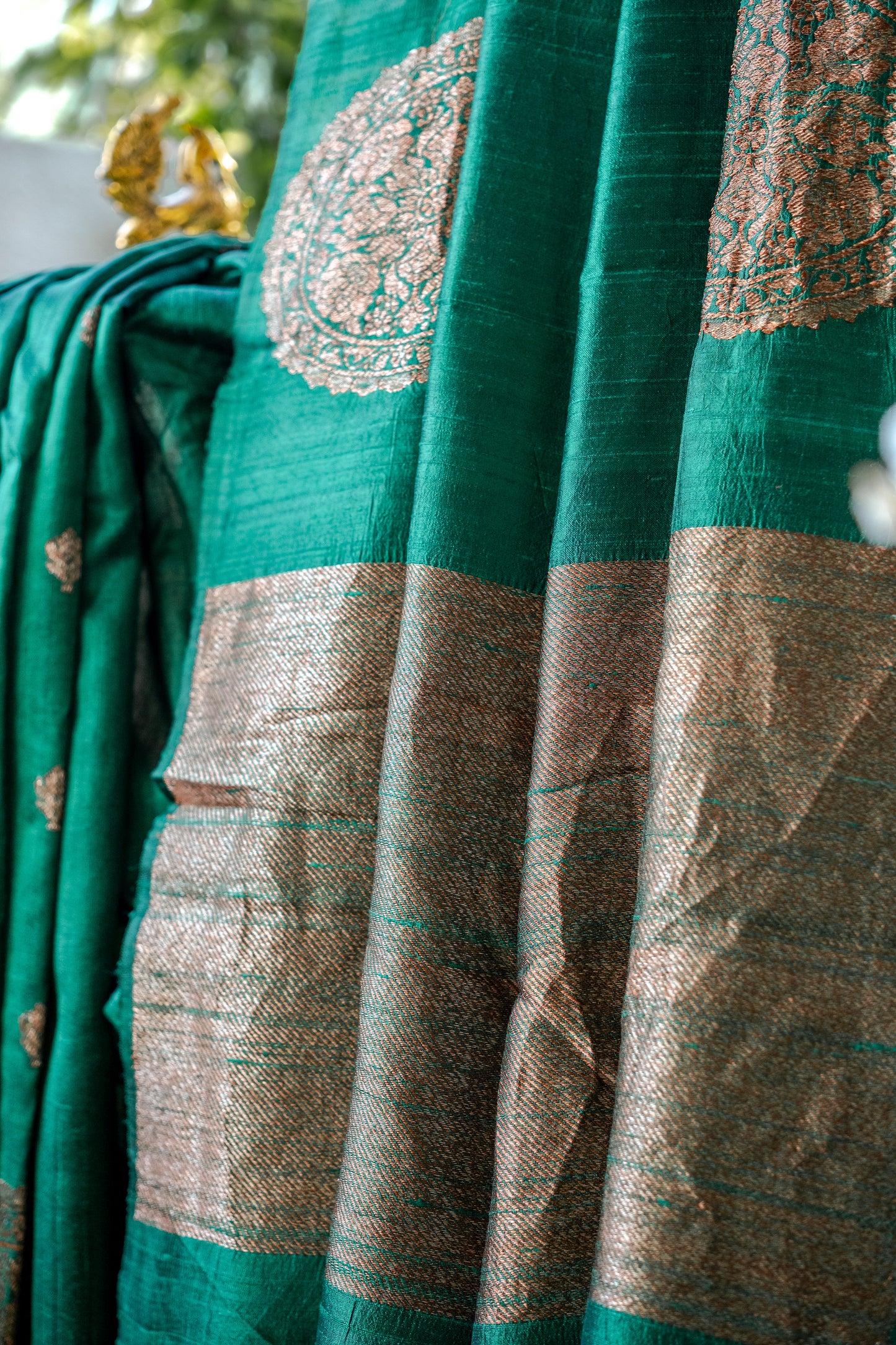 Green Banaras Silk Saree