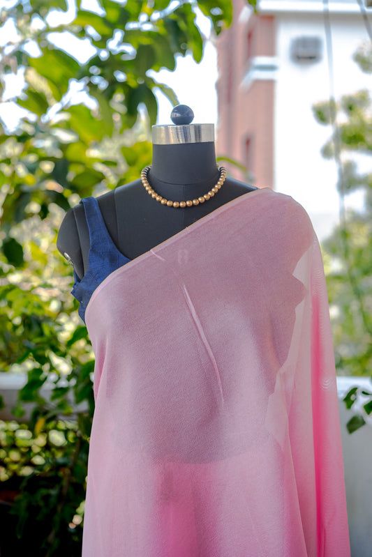 Pink Plain Georgette - 24BRM33