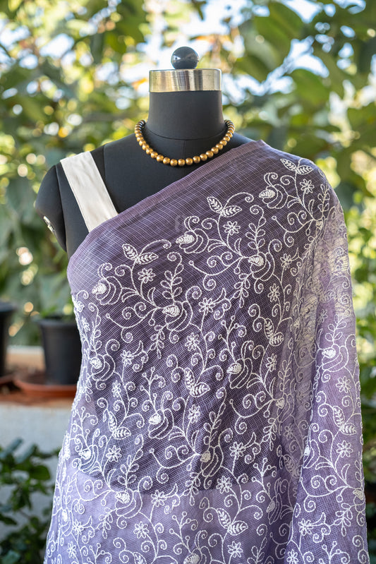 Kota Embroidery Saree