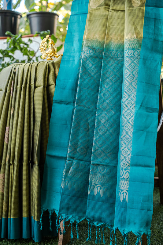 Green Soft Silk Saree