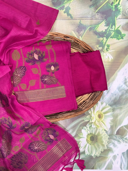 Pink Linen Salwar