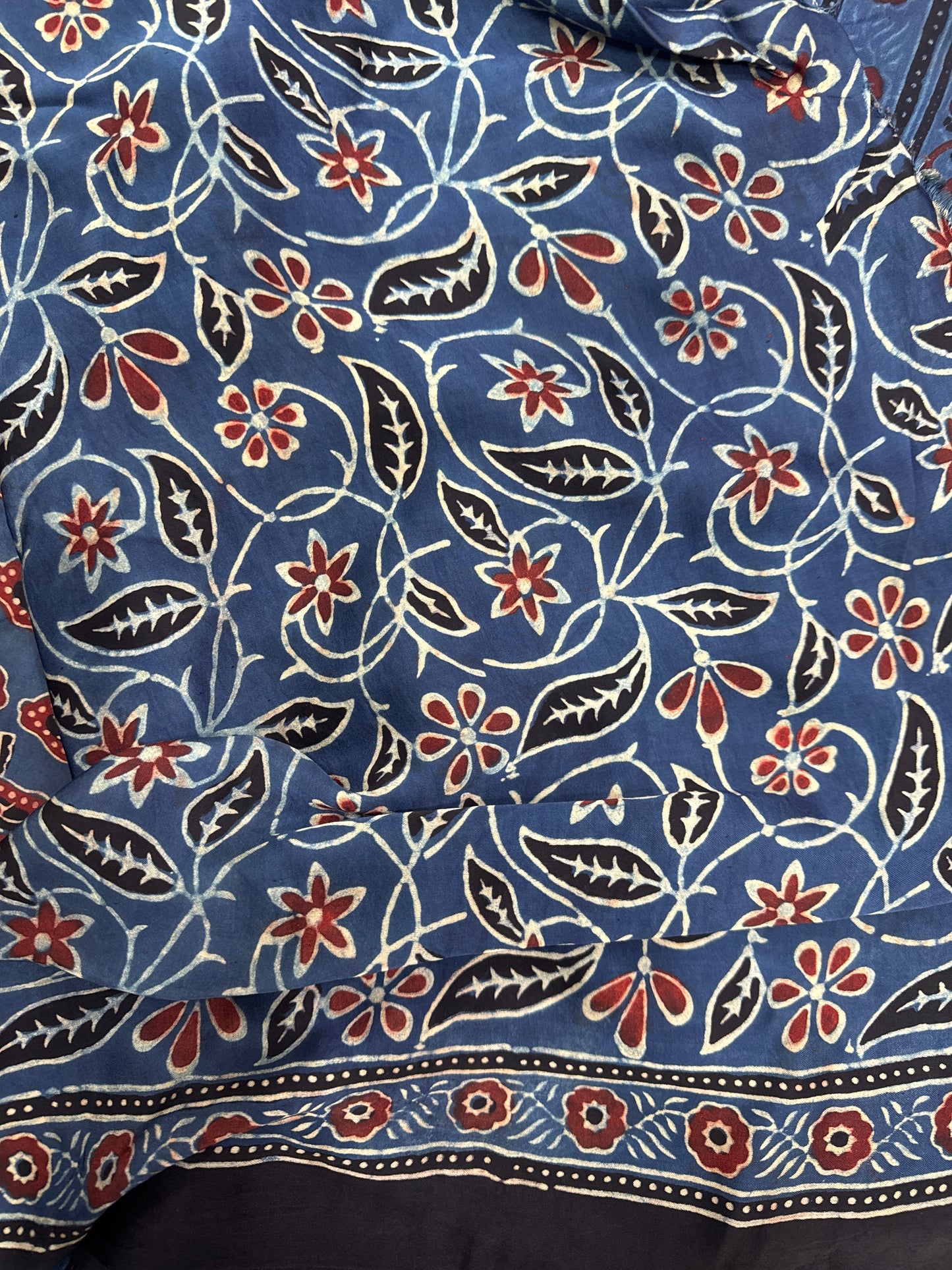 Blue Modal Silk Saree